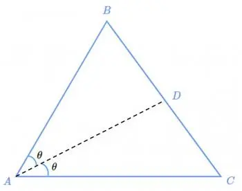Winkelhalbierendensatz: Teilung von Winkeln und Segmenten