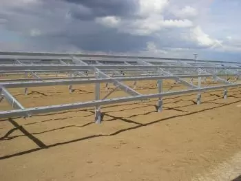 Teile und Elemente einer Photovoltaik-Solaranlage