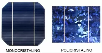 Monokristalline und polykristalline Photovoltaikzellen